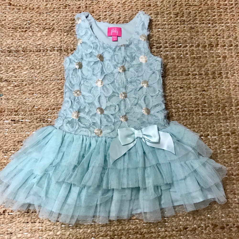 Beautiful 3T Girls Ruffled Easter Dress